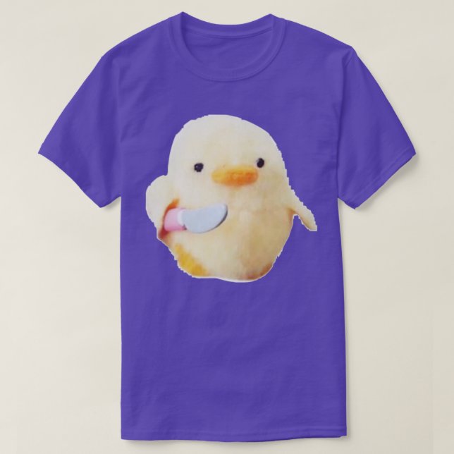 gefährliche Ente mit Messer T-Shirt (Design vorne)