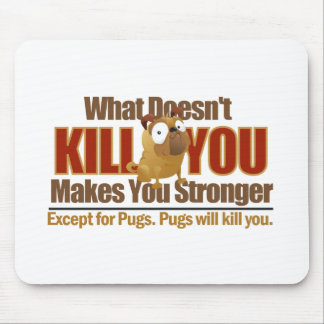 Gefährlicher Mops Mousepad