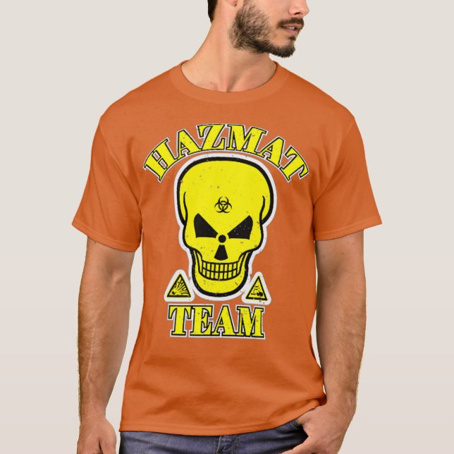 Gefahrstofftechniker des Gefahrstoffteams T-Shirt (Vorderseite)