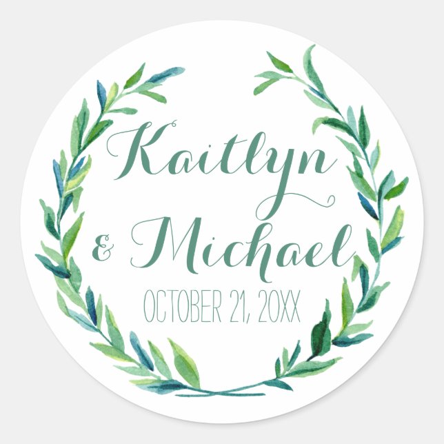 Gefallen an Geschenktaschen Sticker Modernes Laure (Vorderseite)