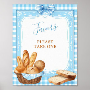 Gefallen Bitte Ein Geschenk zur Babyparty Schild
