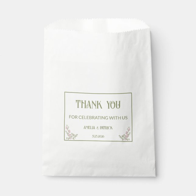Gefallen Box Geschenktütchen (Vorderseite)