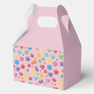 „Gefallen-Box – Pink Candy & Star Party Geschenkbo Geschenkschachtel