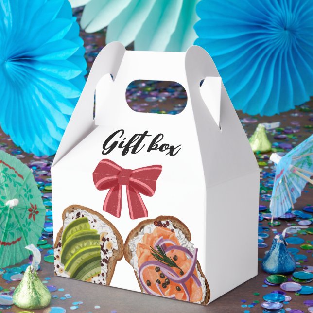 Gefallen Box Sandwich süß. Geschenkschachtel (Party)