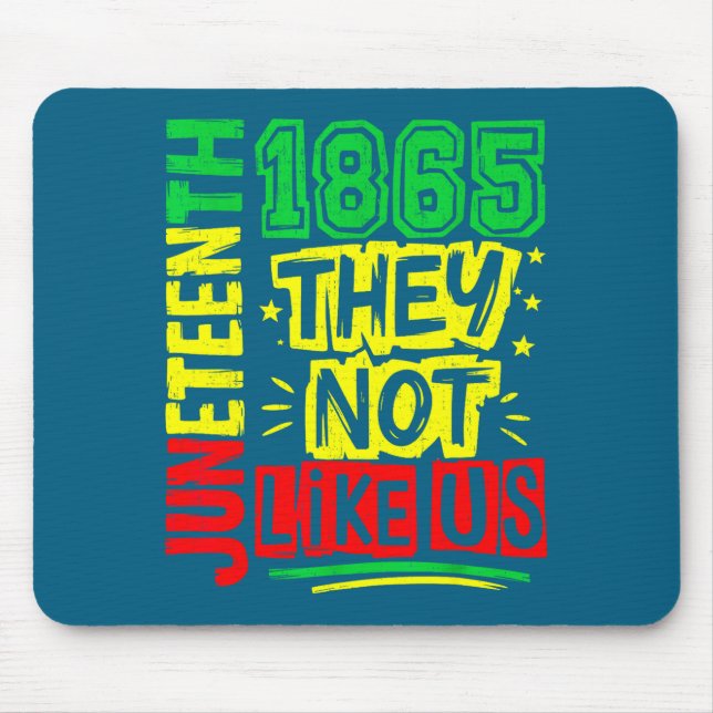 Gefallen Freiheit schwarze Geschichte Juneteenth 1 Mousepad (Vorne)