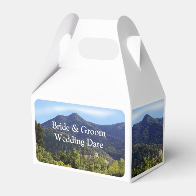 Gefallen für Boxes Gable Personalisiert Mt Tamalpa Geschenkschachtel (Vorderseite)