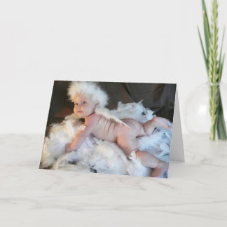 Gefallen vom Himmel Feiertagskarte