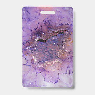 gefallene Amethystgeode Ausweis