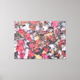 Gefallene Blätter Leinwanddruck