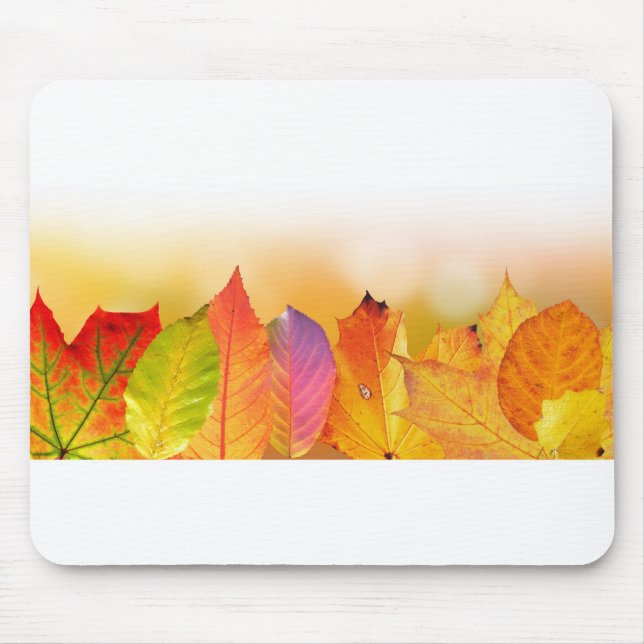 Gefallene Blätter Mousepad (Vorne)
