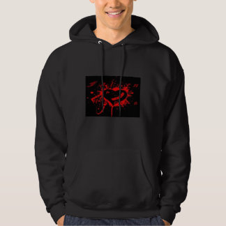 Gefallene Held-Strickjacke Hoodie