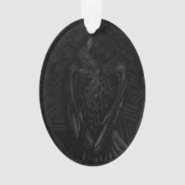 Gefallene Krähe Ornament
