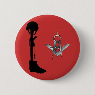 Gefallener Bruder-Maurer Button
