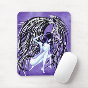 Gefallener Engel Midnight Blue Mousepad