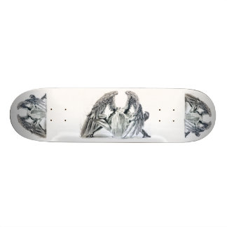 Gefallener Engels-Yoga-Pose-KunstSkateboard Skateboard