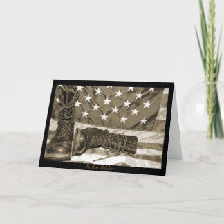 Gefallener Soldat Dankeskarte