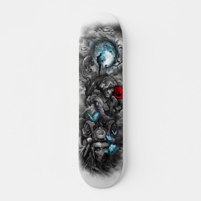 Gefallener Soldat-Gedenktafel Skateboard (Vorne)