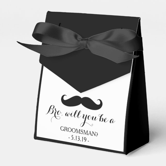 Gefälligkeitsbox - Bro, Trauzeuge Geschenkschachtel (Vorderseite)