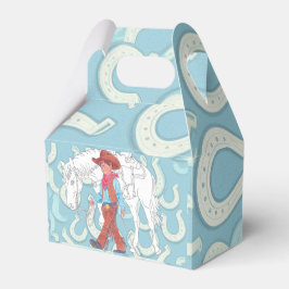 Gefälligkeitsbox Cowboy und Pferd Geschenkschachtel