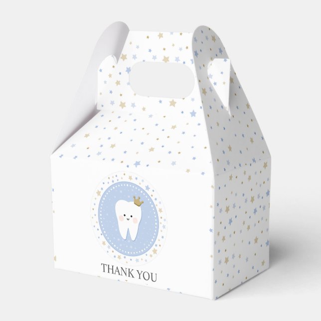 Gefälligkeitsbox für die Dekoration des First Toot Geschenkschachtel (Vorderseite)