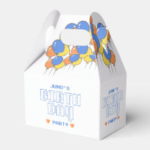 Gefälligkeitsbox für Geburtstagsparty | Retro