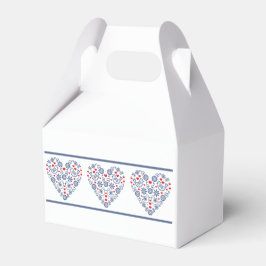 Gefälligkeitsbox für traditionelle Volksherz Geschenkschachtel