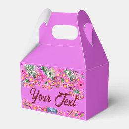 Gefälligkeitsbox-Griff (Pink Flower Mix)RFPMDesign Geschenkschachtel