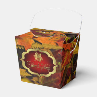 Gefälligkeitsbox - Herbstleaves Glückwunsch Ernted Geschenkschachtel