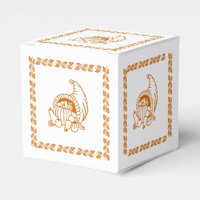 Gefälligkeitsbox - Horn von Plenty Geschenkschachtel (Vorderseite)