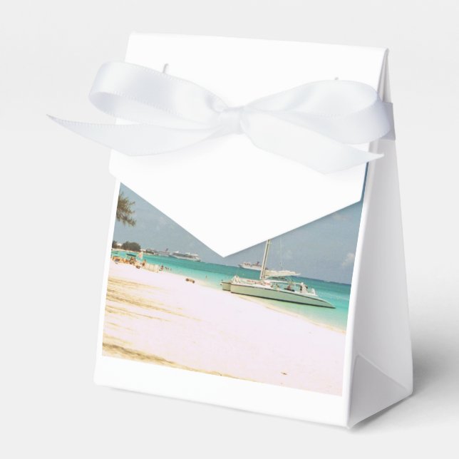 Gefälligkeitsbox mit Beach Scene Geschenkschachtel (Vorderseite)