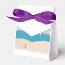 Gefälligkeitsbox mit Beach Scene