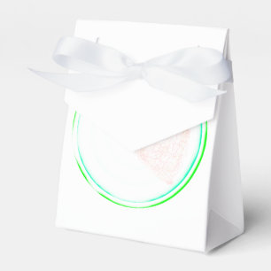Gefälligkeitsbox mit farbigen, konzentrischen Krei Geschenkschachtel