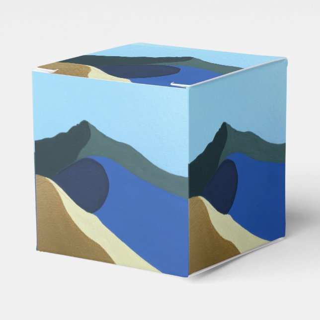 Gefälligkeitsboxen Farben des Mt Tamalpias Malerei Geschenkschachtel (Vorderseite)