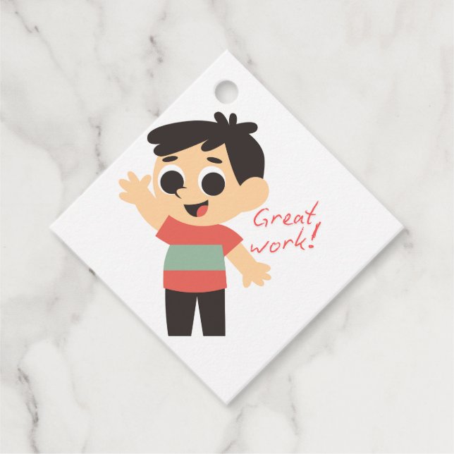 Gefälligkeitstags Geschenkanhänger (Vorderseite)