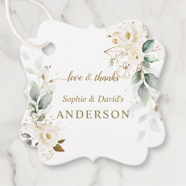 Gefälligkeitstags Geschenkanhänger (Vorderseite)