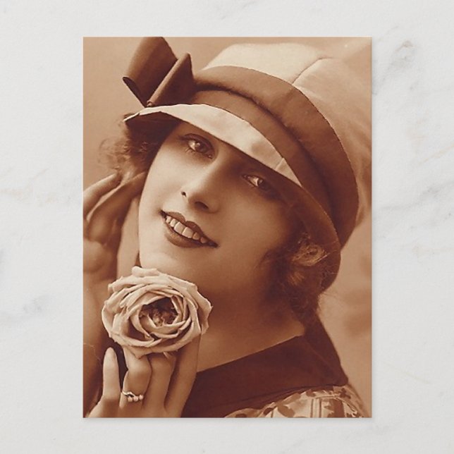 Gefällt dir mein Hut? Postkarte (Vorderseite)