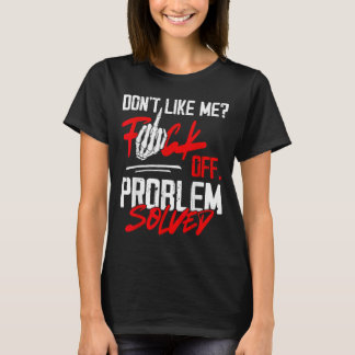 Gefällt mir nicht wegen ausgeschaltetem Problem ge T-Shirt
