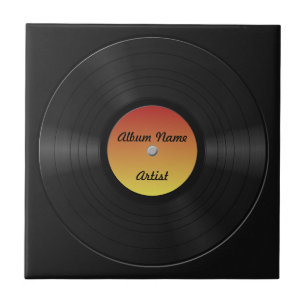 Gefälschte benutzerdefinierte Vinyl-Schallplatte Fliese