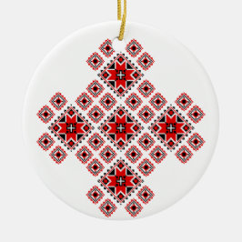 Gefälschte Embroidered Christmas Ornament 1