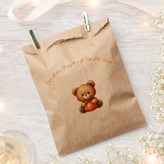 Gefälte Taschen - Autumn Baby Shower Fevor Taschen Geschenktütchen (Ausgeschnitten)