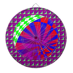 Gefaltete Abmessungen von Kenneth Yoncich Dartscheibe