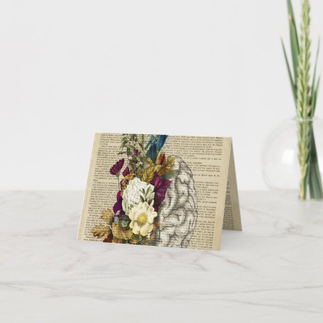 Gefaltete Ankündigungskarte Ankündigung (Vorderseite)