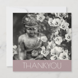 GEFALTETE GRUSSKARTE: Dankeschön: BUDDHA Dankeskarte