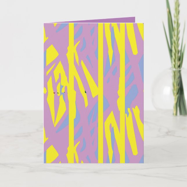 Gefaltete Grußkarte Karte (Vorderseite)