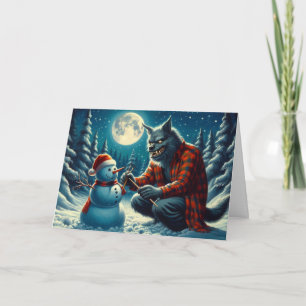 Gefaltete Grußkarte Karte