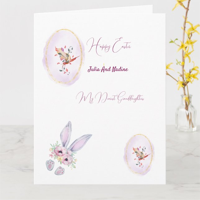 Gefaltete Grußkarte Karte (Gelbe Blume)