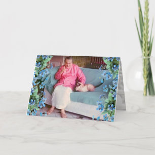 Gefaltete Grußkarte Karte