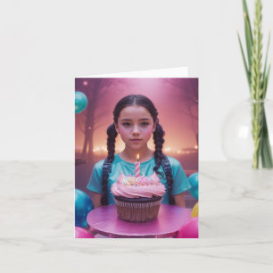 Gefaltete Grußkarte Karte