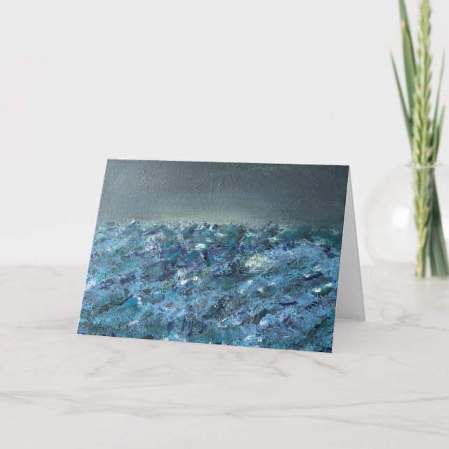 Gefaltete Mitteilungskarte (Vorderseite)