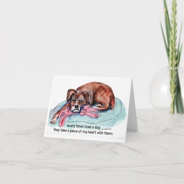 Gefaltete Mitteilungskarte (Vorderseite)